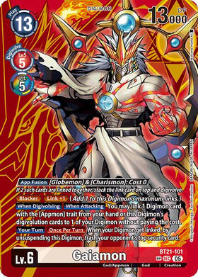 Gaiamon (SP) [BT21-101 SEC] [World Convergence] Foil