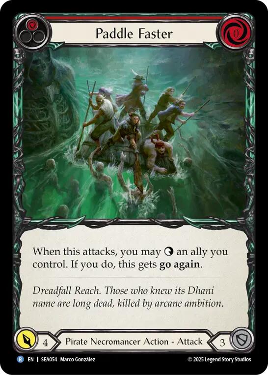 Paddle Faster [SEA054] [High Seas] Rainbow Foil