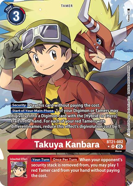 Takuya Kanbara (Alternate Art) [BT21-082 SR] [World Convergence] Foil