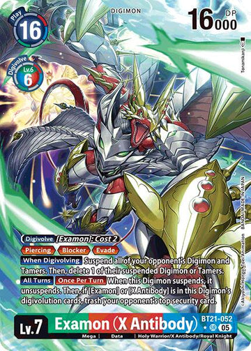 Examon (X Antibody) (Alternate Art) [BT21-052 SR] [World Convergence] Foil
