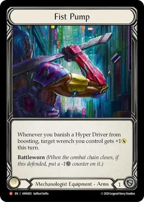Fist Pump [AMX005] [Armory Deck: Maxx Nitro] Rainbow Foil