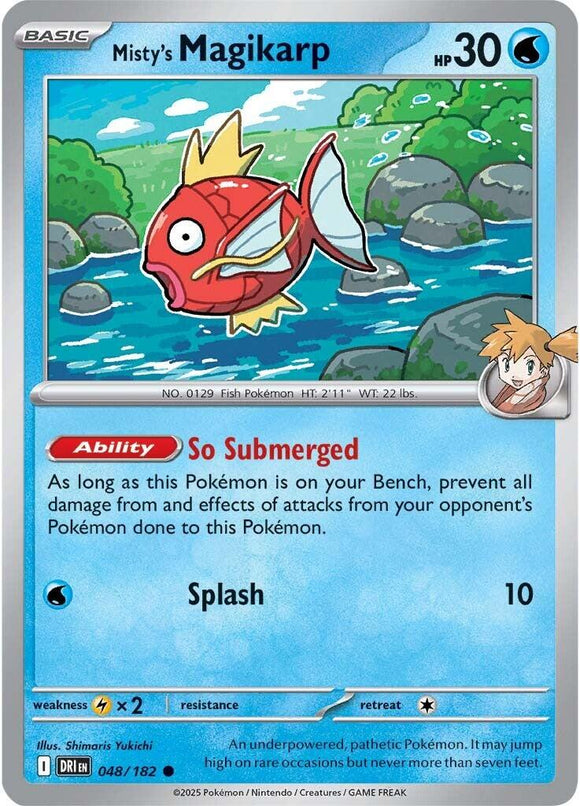 Misty's Magikarp [048/182] [Destined Rivals] Reverse Holofoil