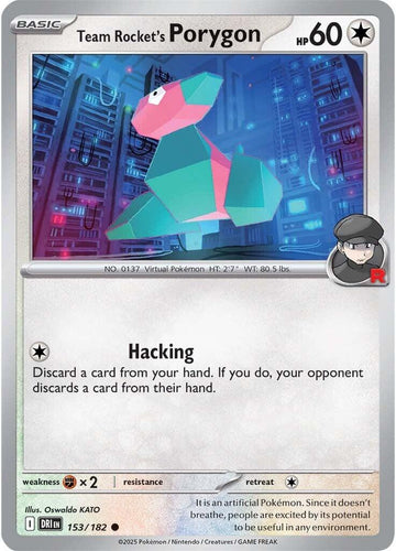 Team Rocket's Porygon [153/182] [Destined Rivals] Reverse Holofoil
