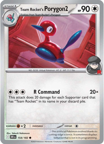 Team Rocket's Porygon2 [154/182] [Destined Rivals]