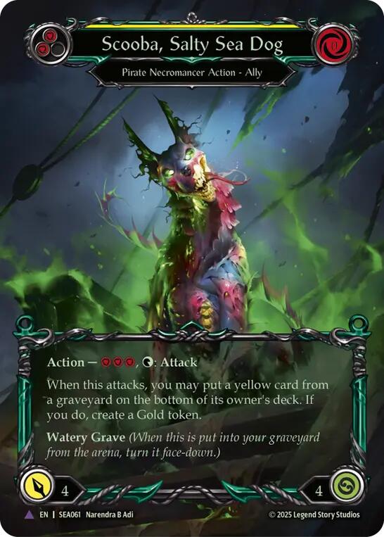 Scooba, Salty Sea Dog (Marvel) [SEA061] [High Seas] Cold Foil