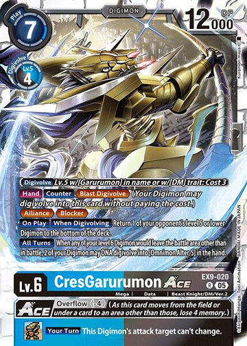 CresGarurumon ACE [EX9-020 R] [Versus Monsters] Foil