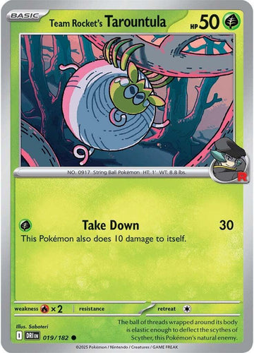Team Rocket's Tarountula [019/182] [Destined Rivals]