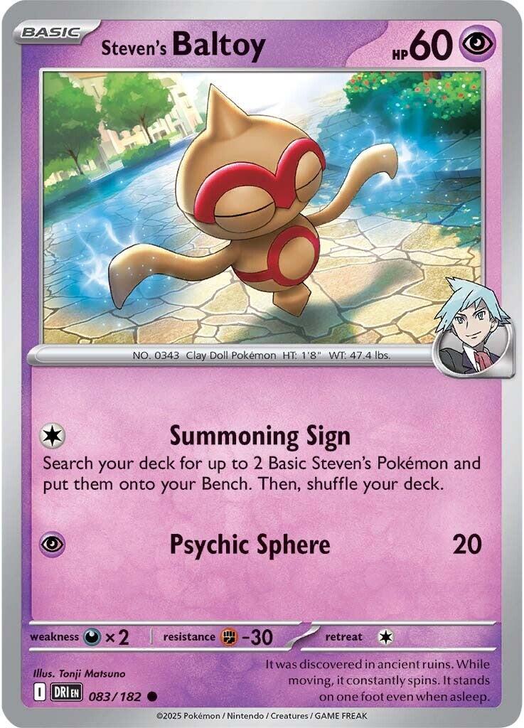 Steven's Baltoy [083/182] [Destined Rivals]