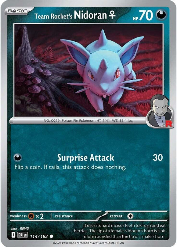 Team Rocket's Nidoran [114/182] [Destined Rivals]