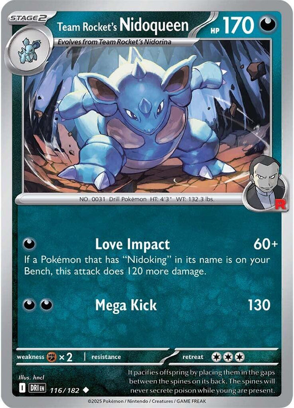 Team Rocket's Nidoqueen [116/182] [Destined Rivals]
