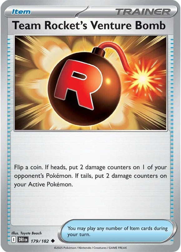 Team Rocket's Venture Bomb [179/182] [Destined Rivals] Reverse Holofoil