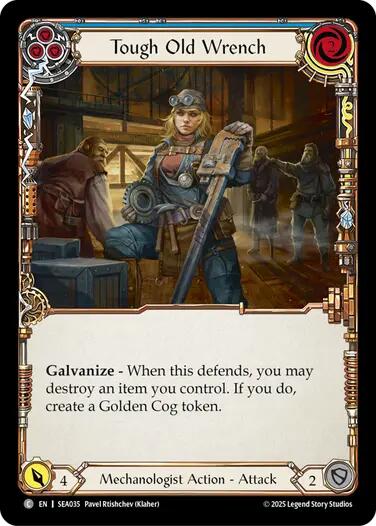 Tough Old Wrench (Blue) [SEA035] [High Seas] Rainbow Foil