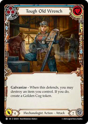 Tough Old Wrench (Blue) [SEA035] [High Seas] Rainbow Foil