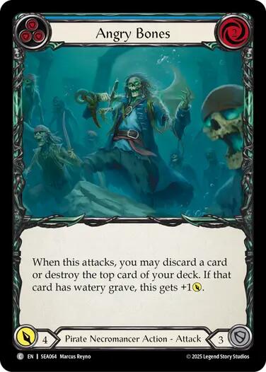 Angry Bones (Blue) [SEA064] [High Seas] Rainbow Foil