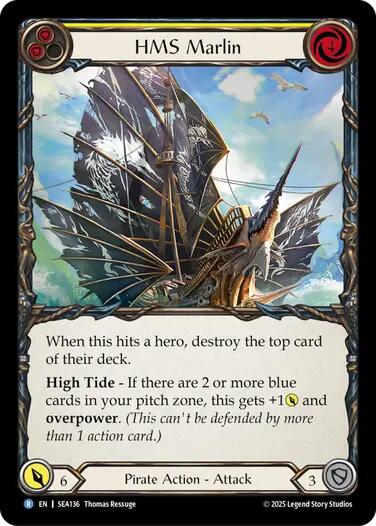 HMS Marlin [SEA136] [High Seas] Rainbow Foil