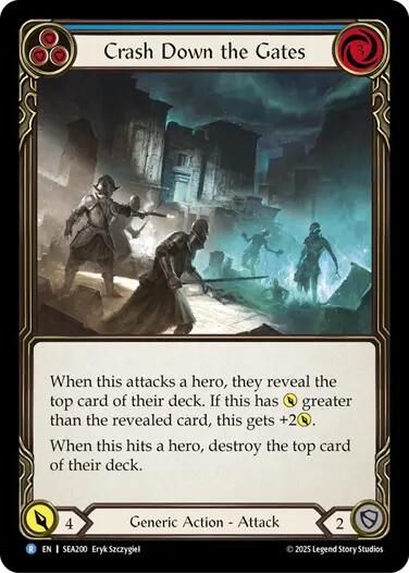 Crash Down the Gates (Blue) [SEA200] [High Seas]