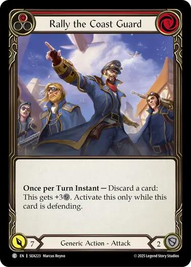 Rally the Coast Guard (Red) [SEA223] [High Seas]