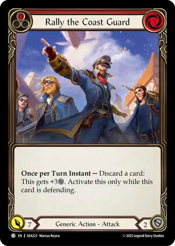 Rally the Coast Guard (Red) [SEA223] [High Seas] Rainbow Foil