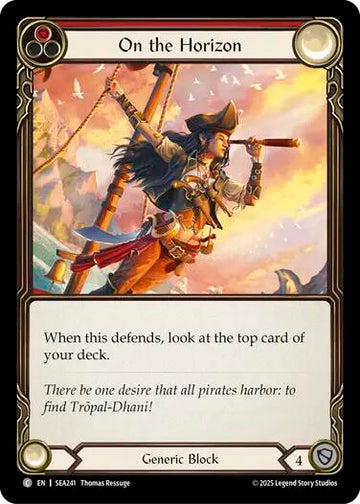 On the Horizon (Red) [SEA241] [High Seas] Rainbow Foil