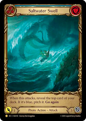 Saltwater Swell (Blue) (Treasure) [SEA142] [High Seas] Cold Foil