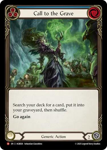Call to the Grave [AGB026] [Armory Deck: Gravy Bones]