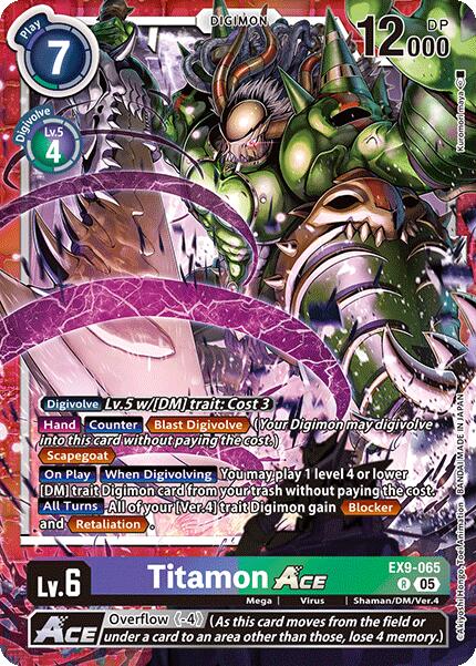 Titamon ACE [EX9-065 R] [Versus Monsters] Foil