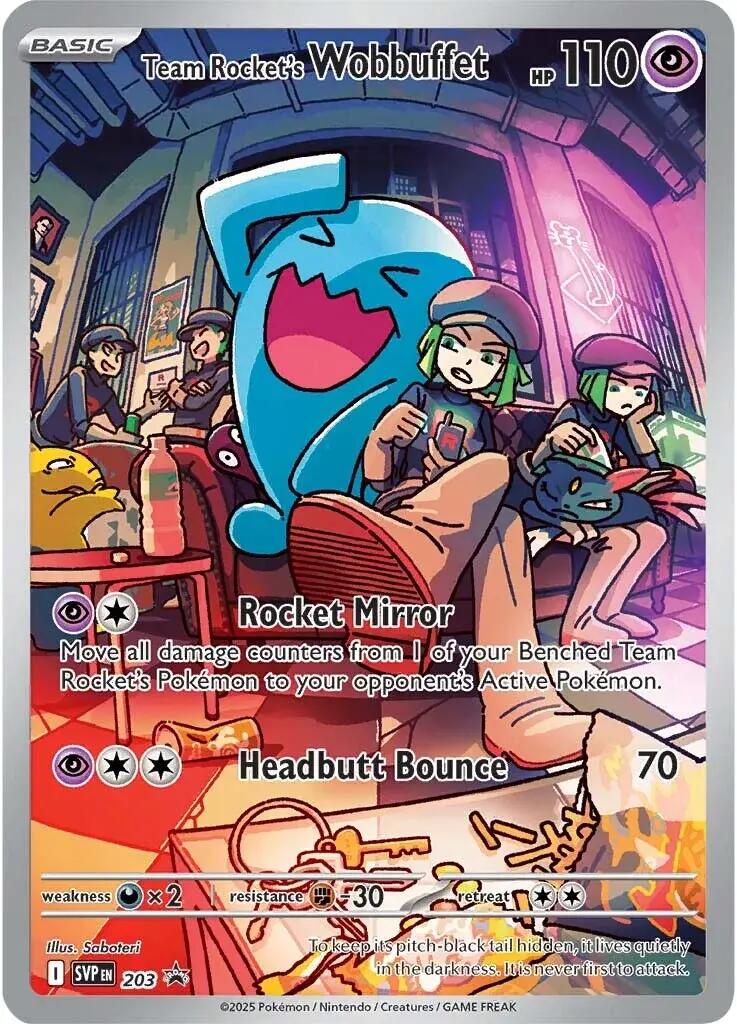 Team Rocket's Wobbuffet [203] [Scarlet & Violet Promo Cards] Holofoil
