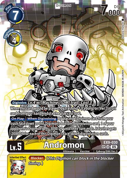 Andromon (SP) [EX9-030 SR] [Versus Monsters] Foil