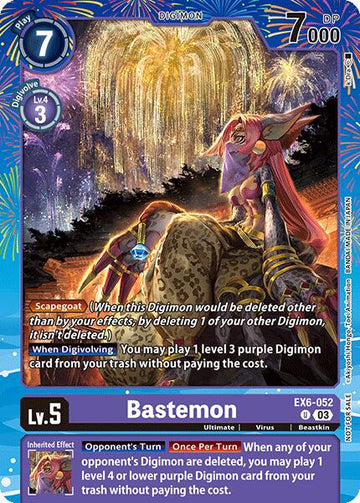Bastemon (Regulation Battle Vol. 2) [EX6-052 U] [Digimon Promotion Cards] Foil