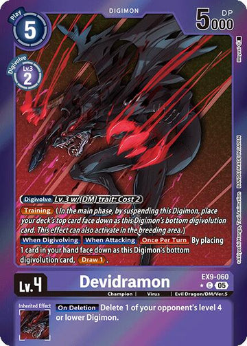 Devidramon (Limited Foil) [EX9-060 C] [Versus Monsters] Foil