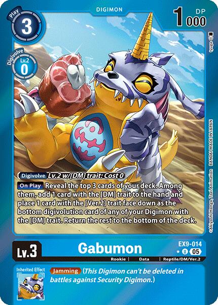 Gabumon (Limited Foil) [EX9-014 U] [Versus Monsters] Foil