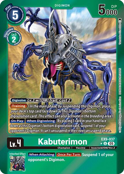 Kabuterimon (Limited Foil) [EX9-037 U] [Versus Monsters] Foil