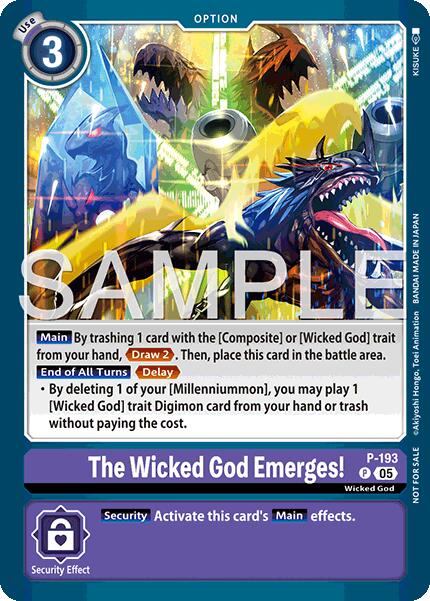 The Wicked God Emerges! (Store Tournament 2025 Vol.3 Participation Pack) [P-193 P] [Digimon Promotion Cards]