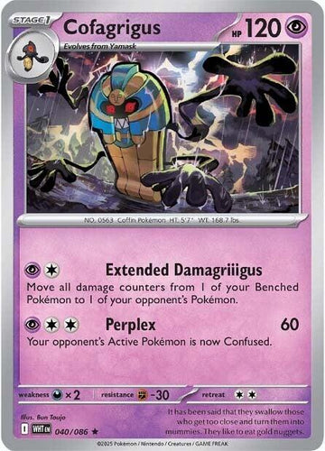 Cofagrigus [040/086] [White Flare] Reverse Holofoil