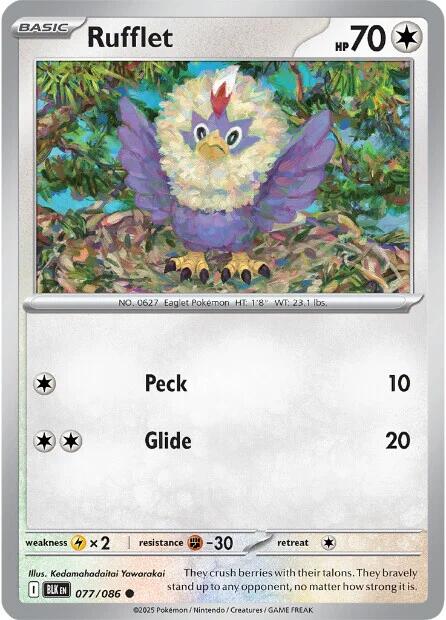 Rufflet [077/086] [Black Bolt]