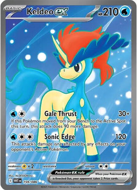 Keldeo ex [159/086] [White Flare] Holofoil