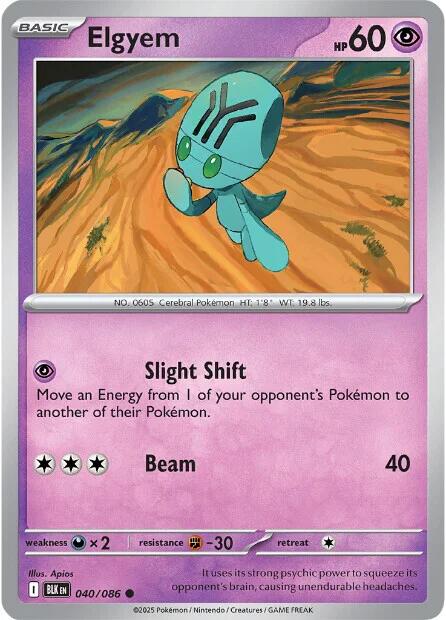 Elgyem [040/086] [Black Bolt] Reverse Holofoil