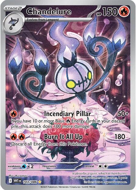 Chandelure [103/086] [White Flare] Holofoil