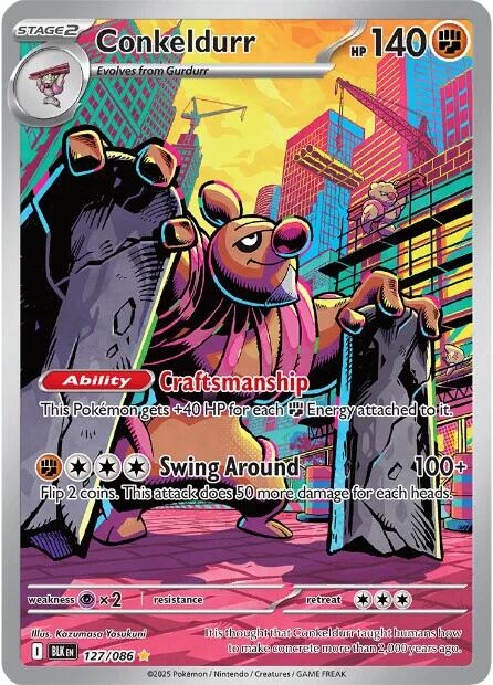 Conkeldurr [127/086] [Black Bolt] Holofoil