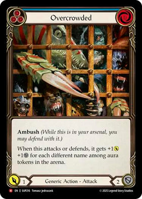 Overcrowded [SUP216] [Super Slam] Rainbow Foil