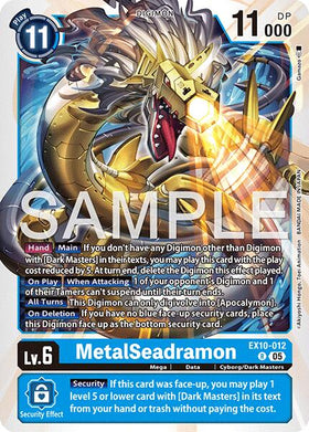MetalSeadramon [EX10-012 R] [Sinister Order]