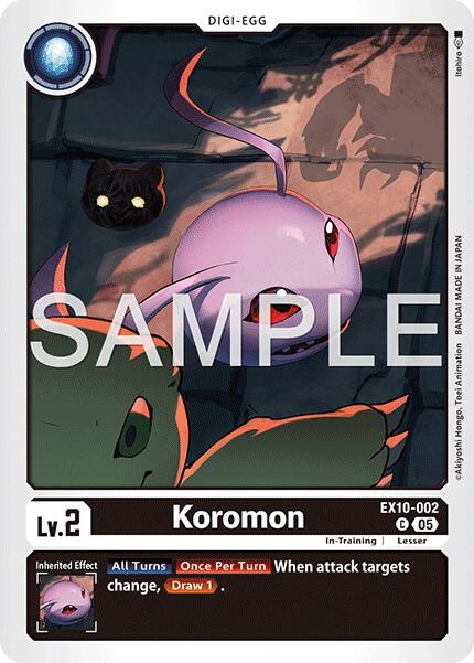 Koromon [EX10-002 C] [Sinister Order]