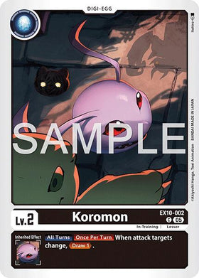 Koromon [EX10-002 C] [Sinister Order]
