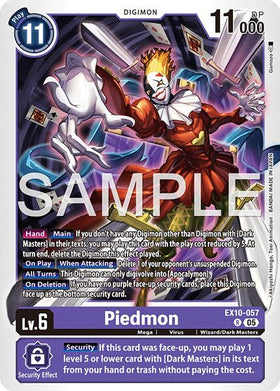 Piedmon [EX10-057 R] [Sinister Order] Foil