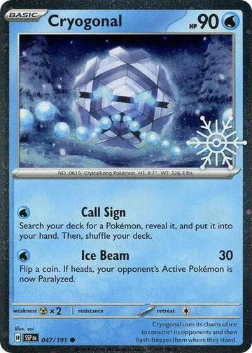 Cryogonal (Holiday Calendar) [047/191] [Surging Sparks] Holofoil
