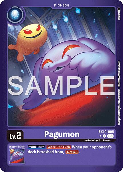 Pagumon (Limited Foil) [EX10-005 C] [Sinister Order] Foil
