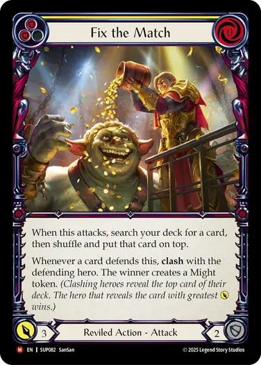 Fix the Match [SUP082] [Super Slam] Rainbow Foil