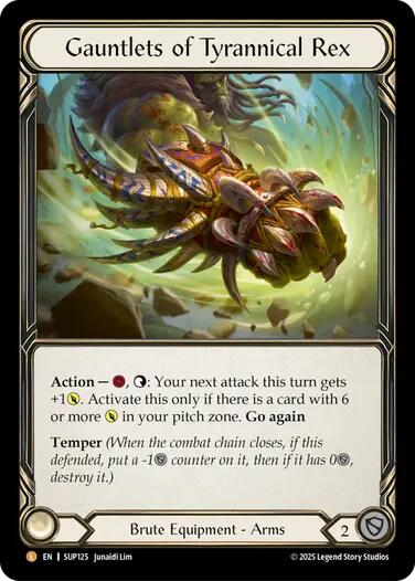 Gauntlets of Tyrannical Rex [SUP125] [Super Slam] Rainbow Foil