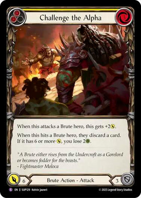 Challenge the Alpha [SUP129] [Super Slam] Rainbow Foil