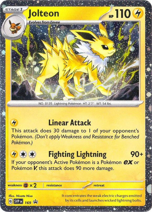 Jolteon (Cosmos Holo) [169] [Scarlet & Violet Promo Cards] Holofoil